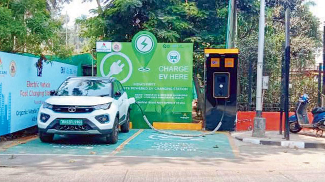 Now, EV charging stations powered by sun and waste
