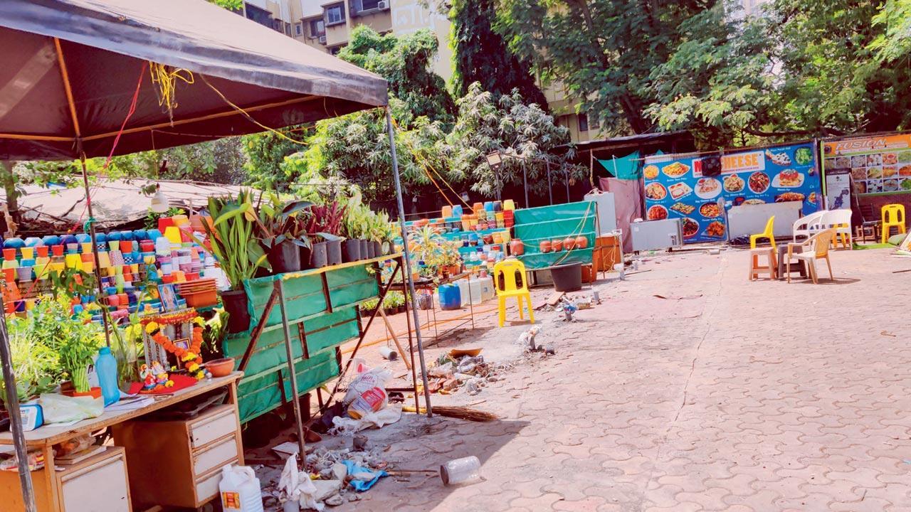 Finally, illegal Borivli chowpatty on govt land pulled down
