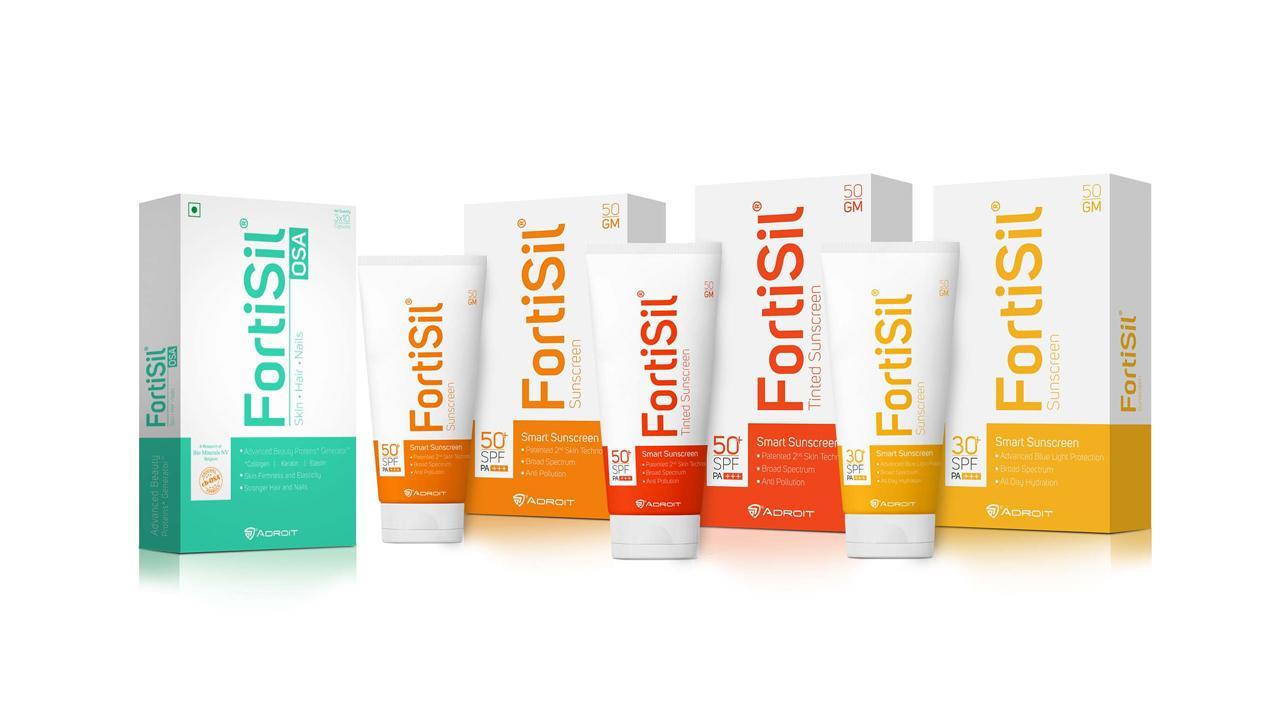 Fortisil range of smart skincare products from Adroit Biomed, set to transform 