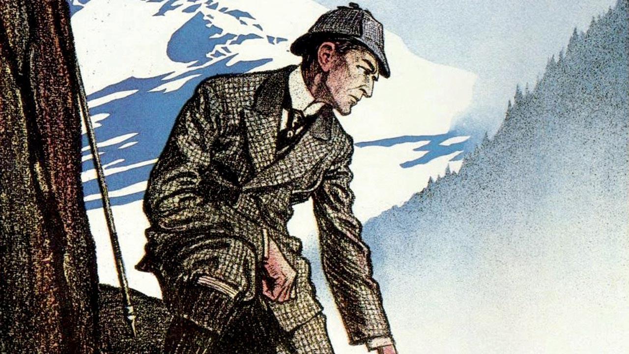 Frederick Steele’s artwork for The Return of Sherlock Holmes