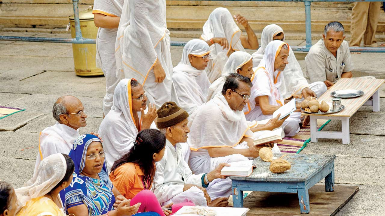 The Jains say that their stomachs are not graveyards