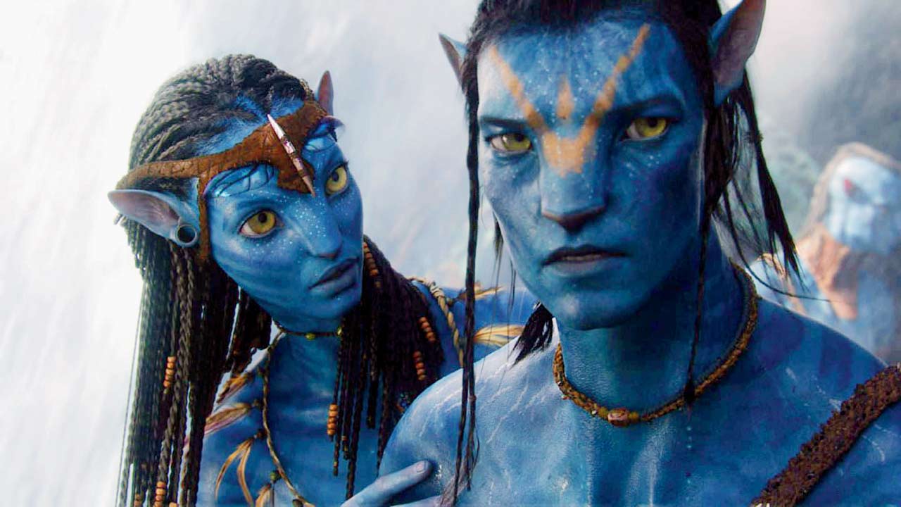 Neytiri and Jake in a scene from Avatar. Pics Courtesy/Avatar.com