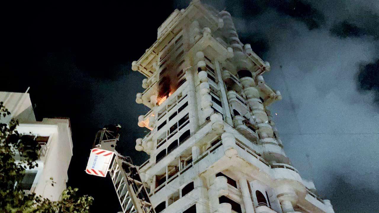 Fire hits tower near Shah Rukh Khan’s home; 6 residents, pet rescued 