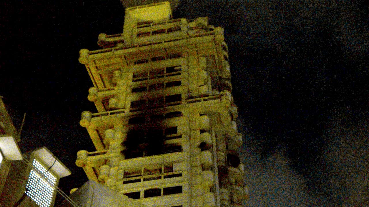 The Jivesh building fire was a Level-2 fire. Pic/Pradeep Dhivar