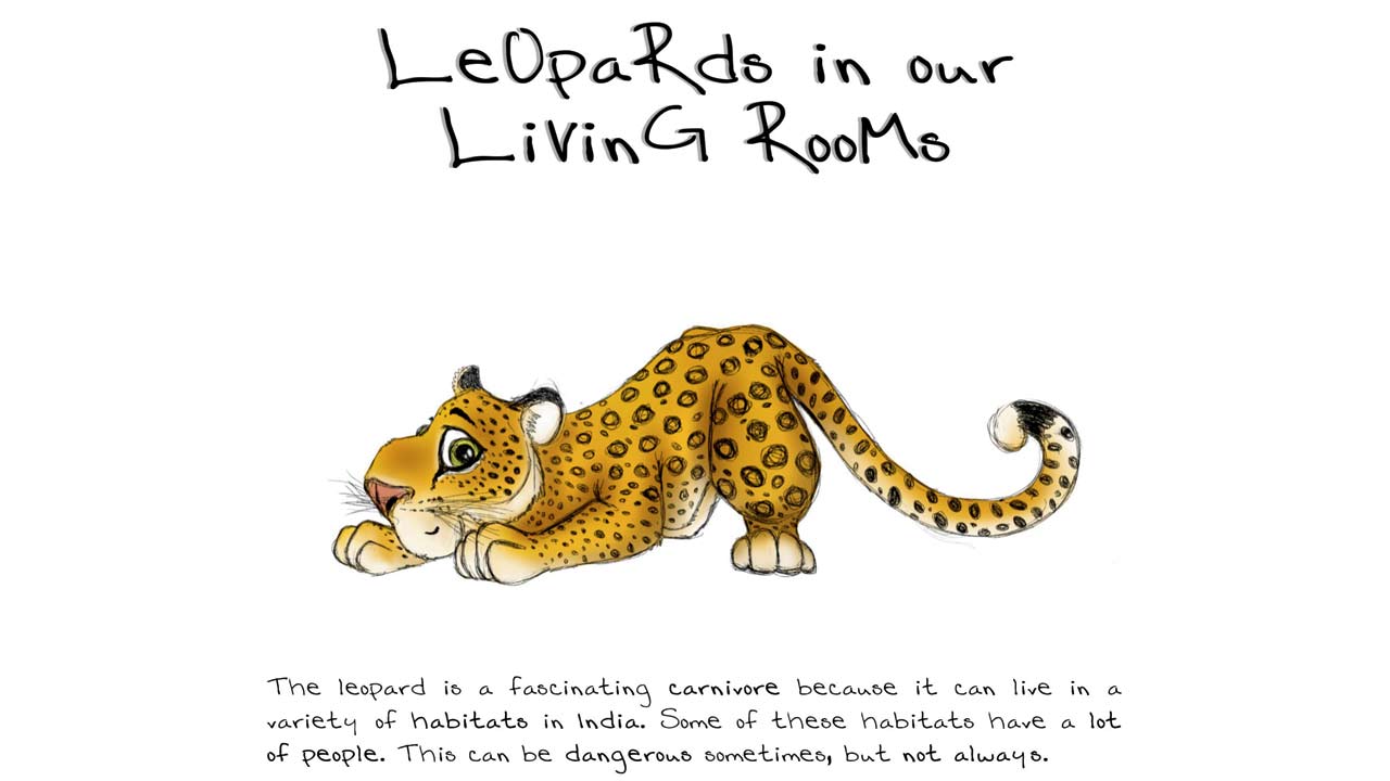 A cartoon about leopards