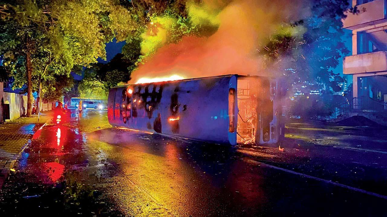 Lanka burning