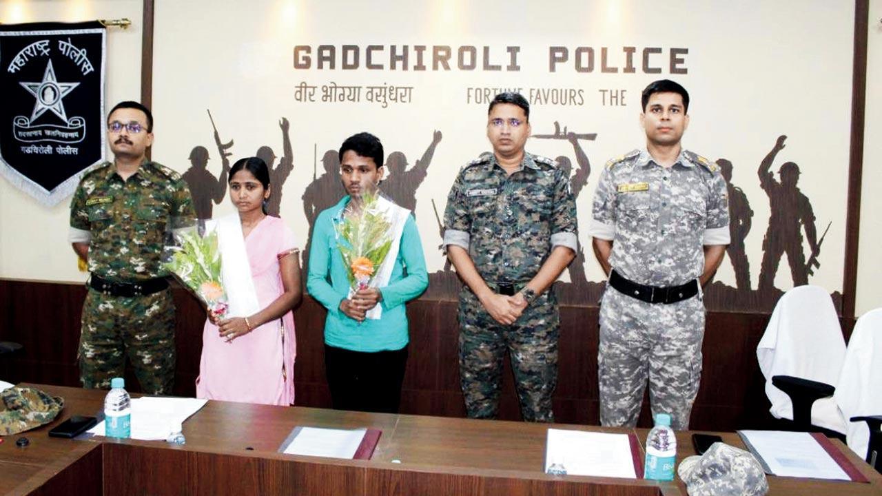 Maharashtra: Maoist couple carrying Rs 12 lakh rewards surrenders in Gadchiroli