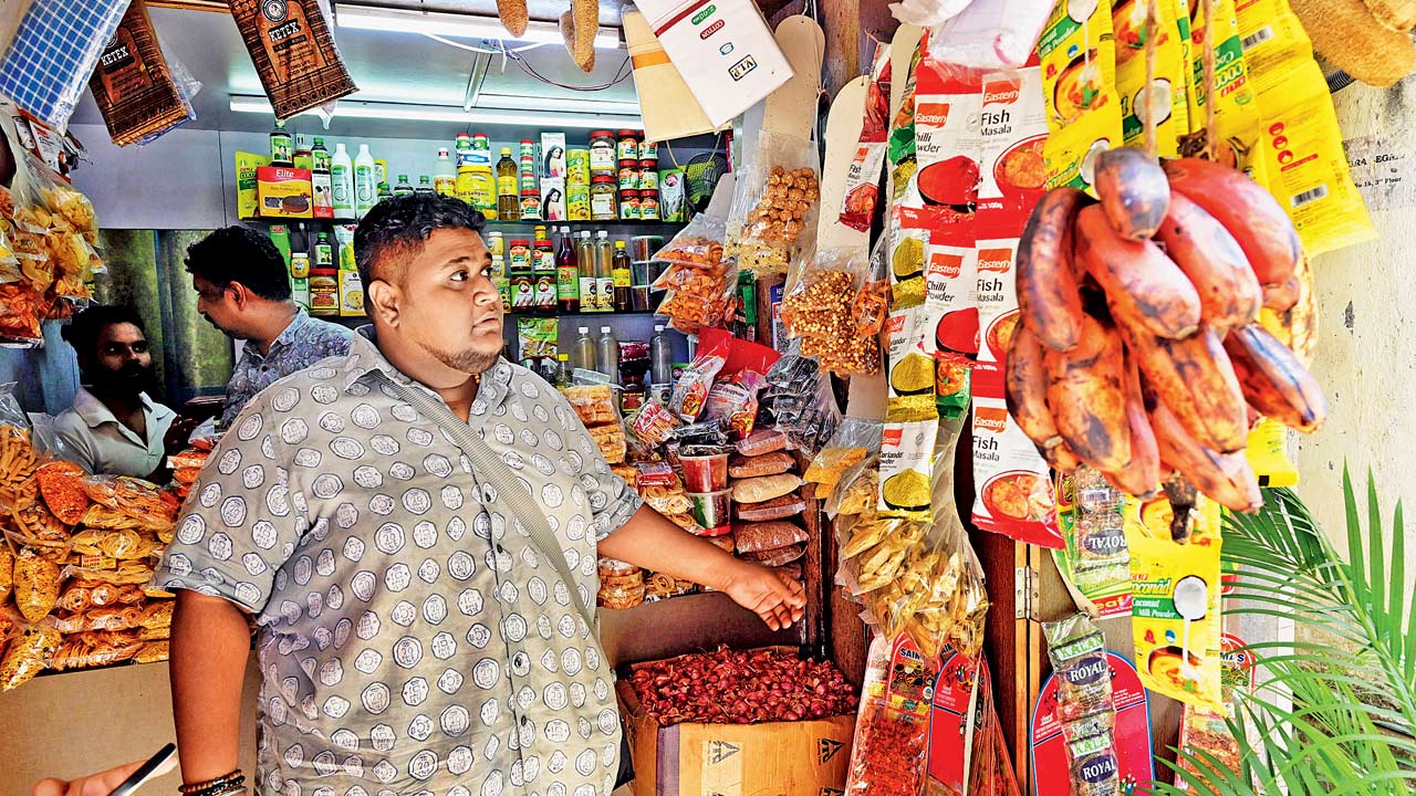 Chef Pratik Nair of The Chopping Board browses through the shop’s wares