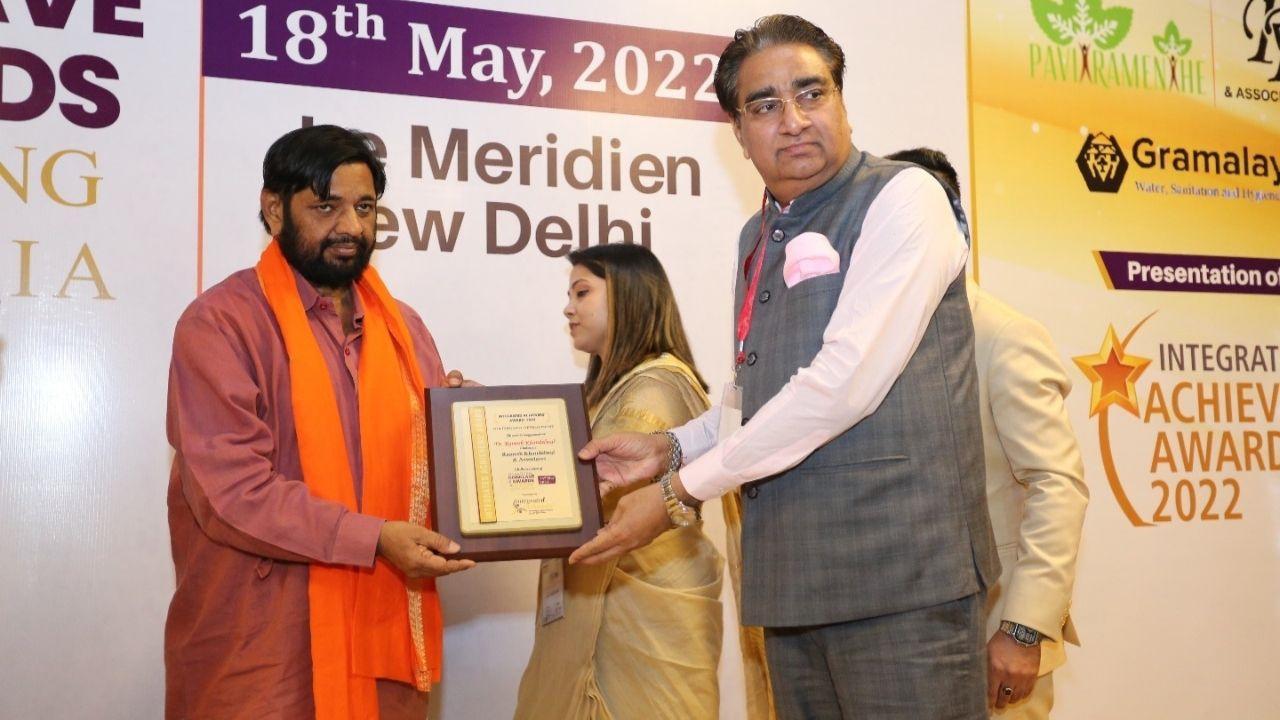 Mr. Ramesh Khandelwal recently bagged the Integrated Achievers Award for Industry Development 2022