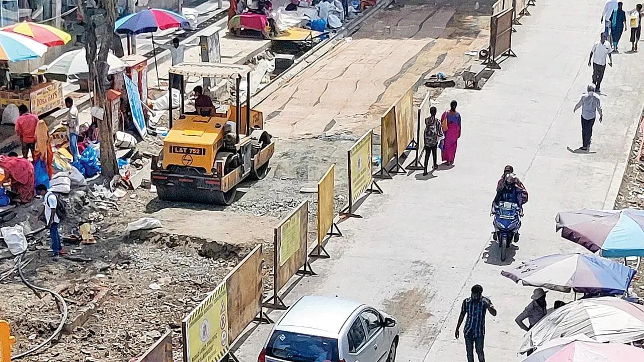 Mumbai: Just 11 out of 505 roads concretised ahead of pre-monsoon deadline
Of the 505 roads in the city and its suburbs that are being concretised, merely 11 are complete five days prior to the pre-monsoon deadline. Work on the remaining 494 roads will resume only after the rainy season. All the 11 completed roads are in the western suburbs; seven in Malad, three in Goregaon and one in Bandra. The delay has been caused by retendering and the decision to lay a utility cable duct under all roads to minimise the damage in the future.