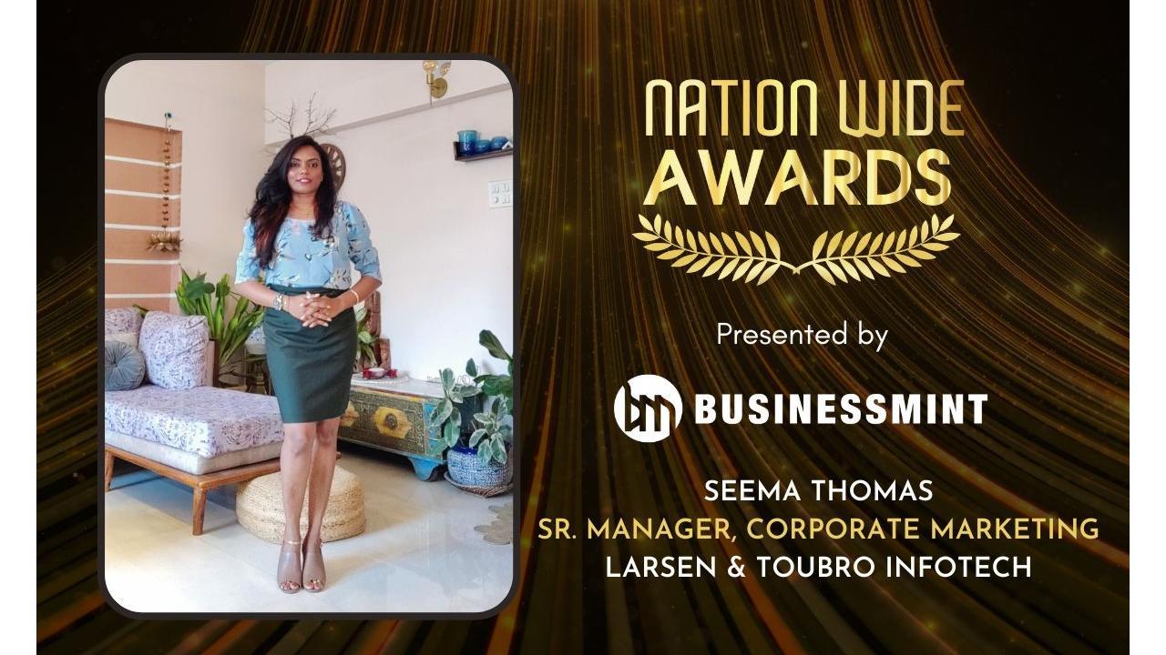 Business Mint awarded Seema Thomas as the Most Prominent Women Creative Marketer – 2022
