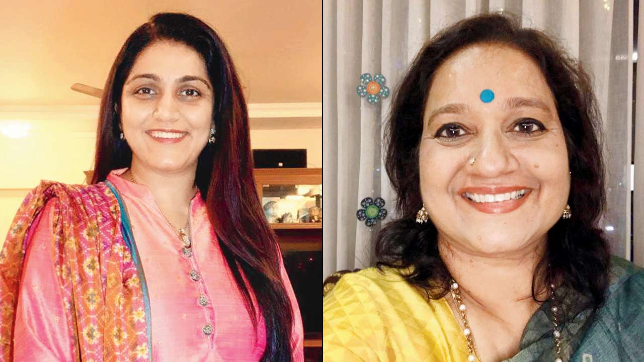 (From left) Shalini Bajaj Surve and Hema Subramanian