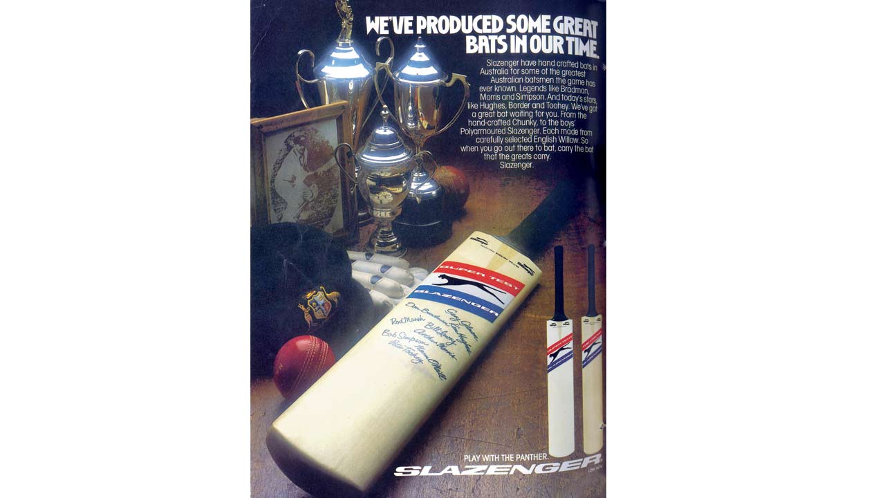 A Slazenger advertisement in a 1978 Australian magazine