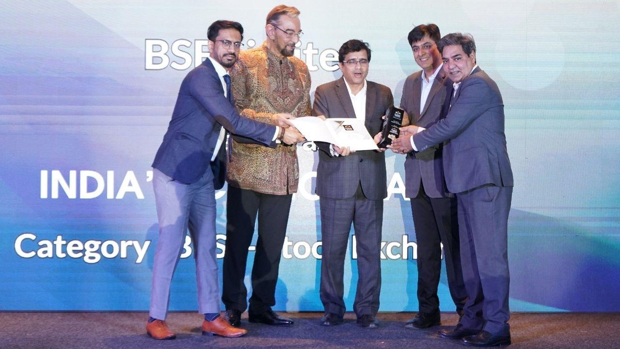 BSE (Bombay Stock Exchange) Gets Awarded as India’s Iconic Brand by the Brand Story