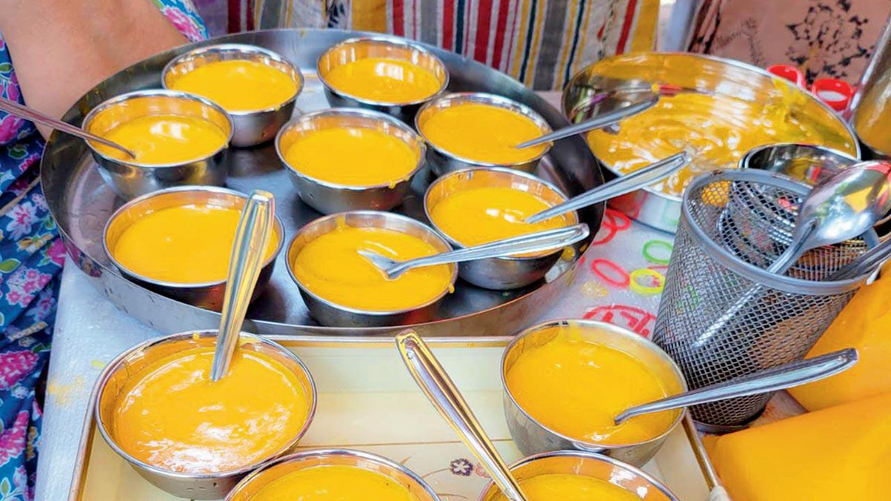 The Vora family also sold aam ras on two days in April