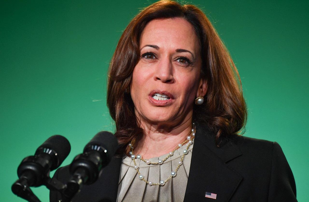 In an emotional address following the school shooting incident in Texas, the US Vice President Kamala Harris condemned the attack and called for 