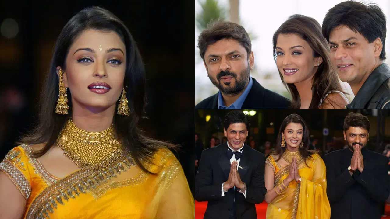 A collage of Aishwarya Rai Bachchan's Cannes appearance