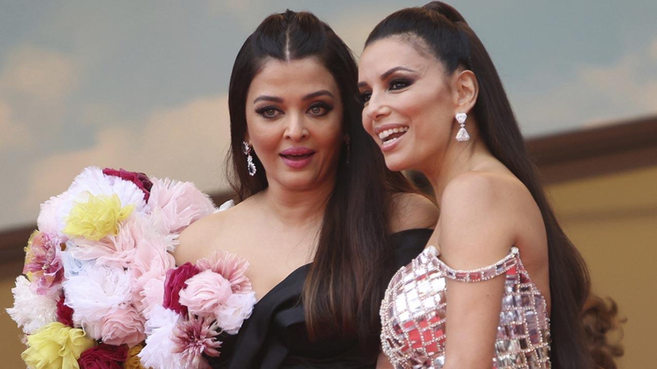Aishwarya, Aaradhya chat with Eva Longoria's son at Cannes, video gets viral