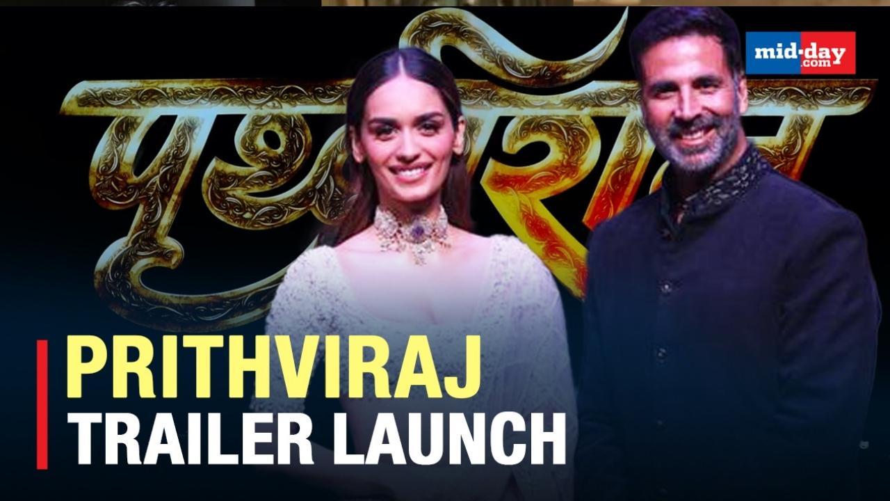 Akshay Kumar Makes A Stunning Entry At The Trailer Launch Of Prithviraj