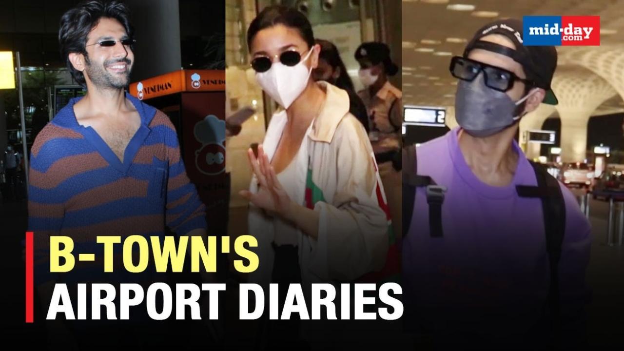 Alia Bhatt, Shahid Kapoor & Other B-Town Celebs Spotted At Mumbai Airport
