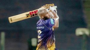 Russell’s unbeaten 49 takes KKR to 177-6