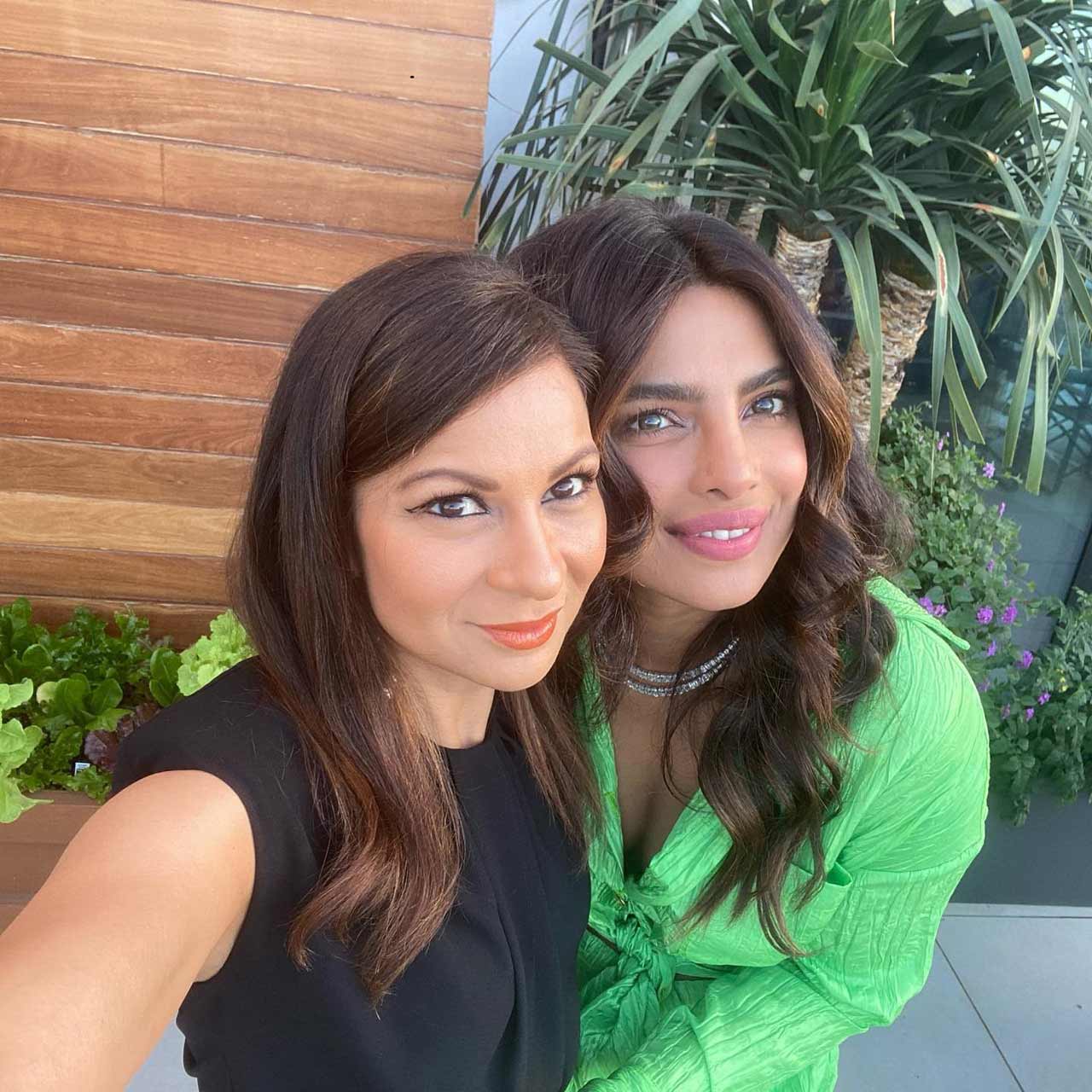 Priyanka Chopra donned a neon green outfit, and we can't get our eyes off the beauty.