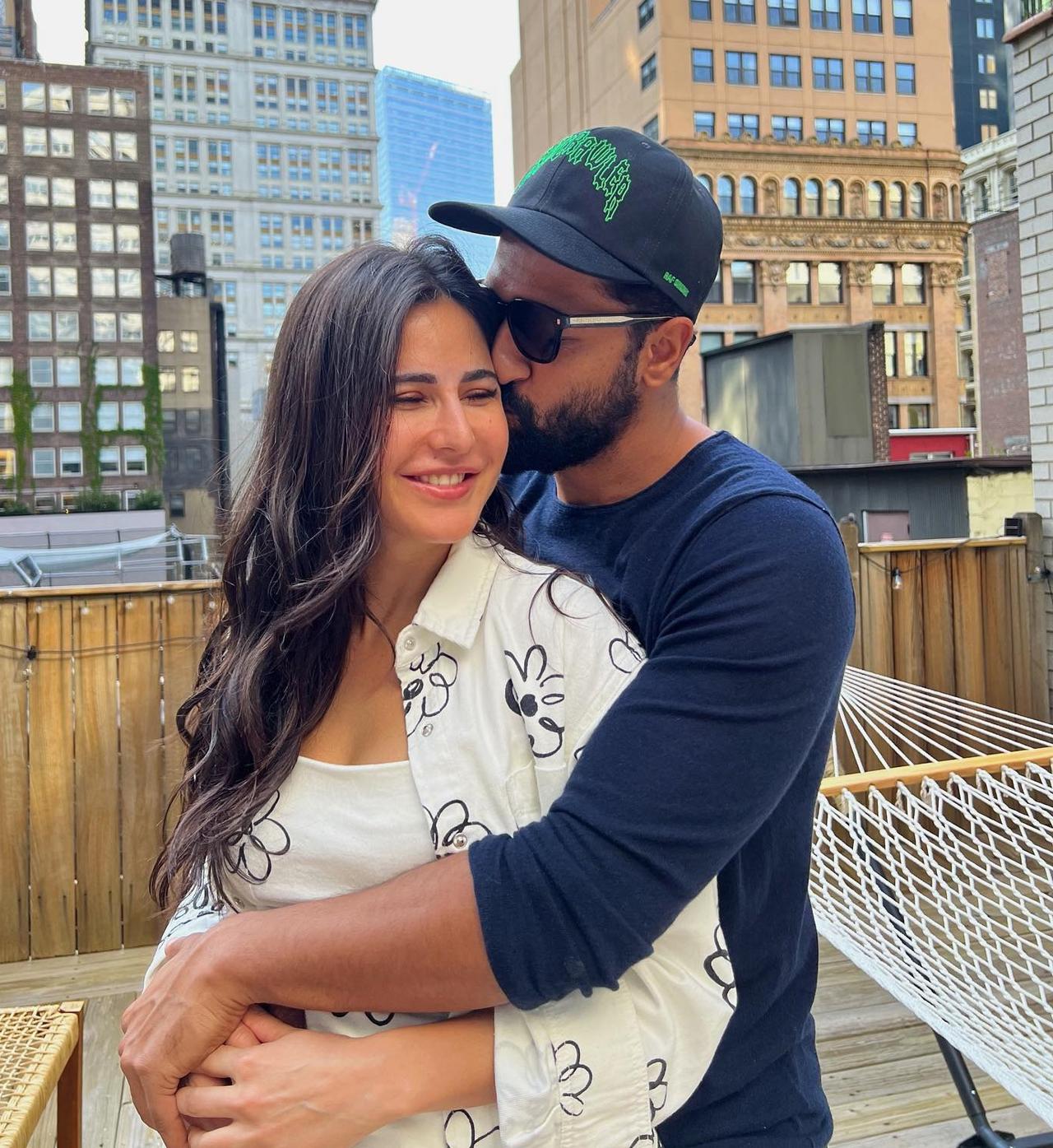 Coming to Katrina Kaif's wish for Vicky Kaushal, she shared two adorable pictures with him and wrote- 