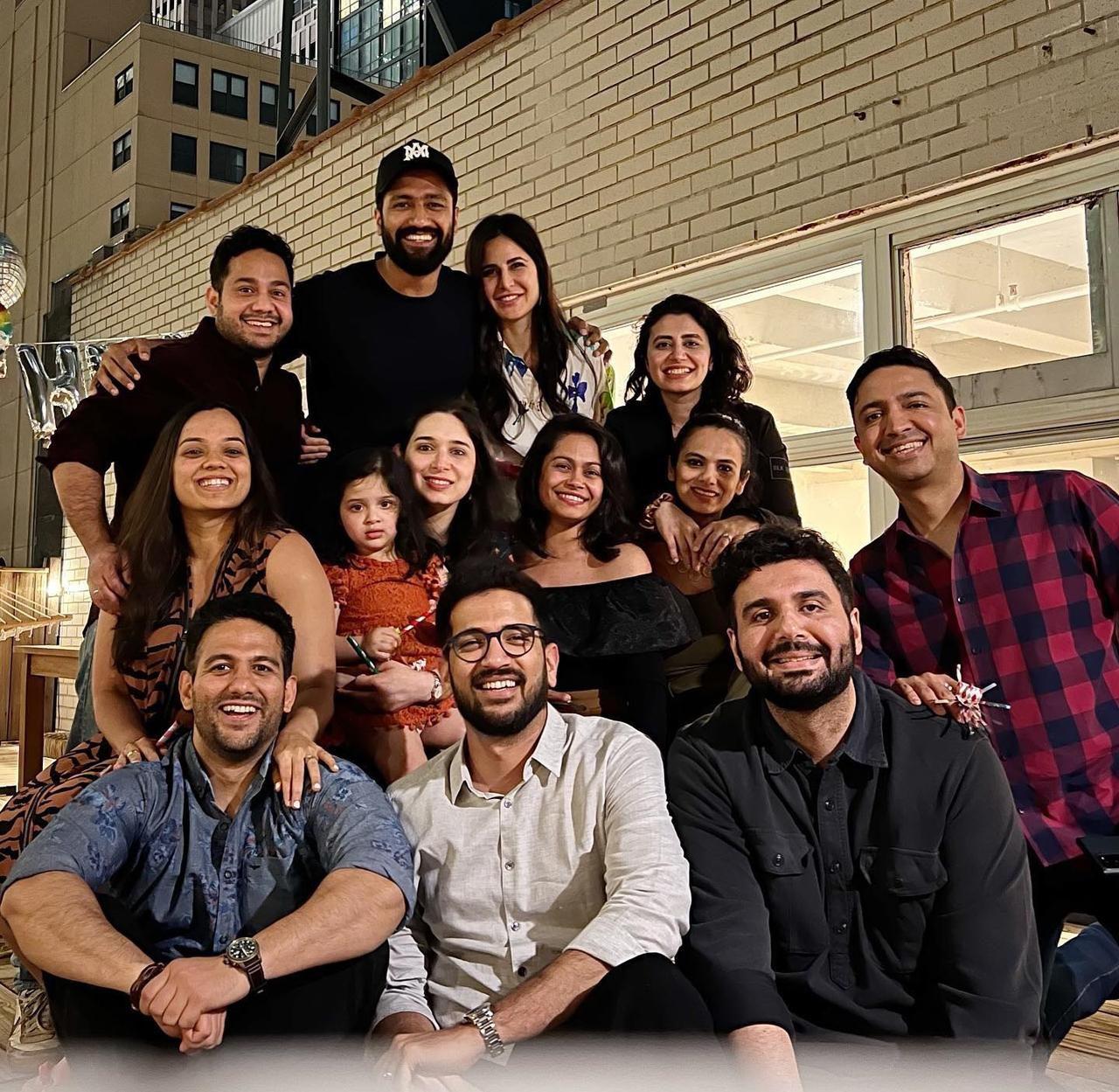It was then time for a group picture for Katrina Kaif, Vicky Kaushal as they partied hard in New York with friends. He also shared a video where he was all smiles cutting his birthday cake while Katrina Kaif looked overjoyed. 