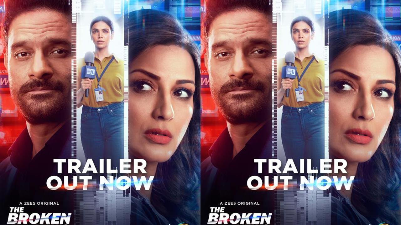 'The Broken News' Trailer: Sonali Bendre's OTT debut exposes the truth behind 'Breaking News'
