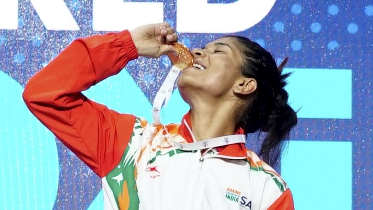 Indian boxer Nikhat Zareen's parents proud of daughter's feat