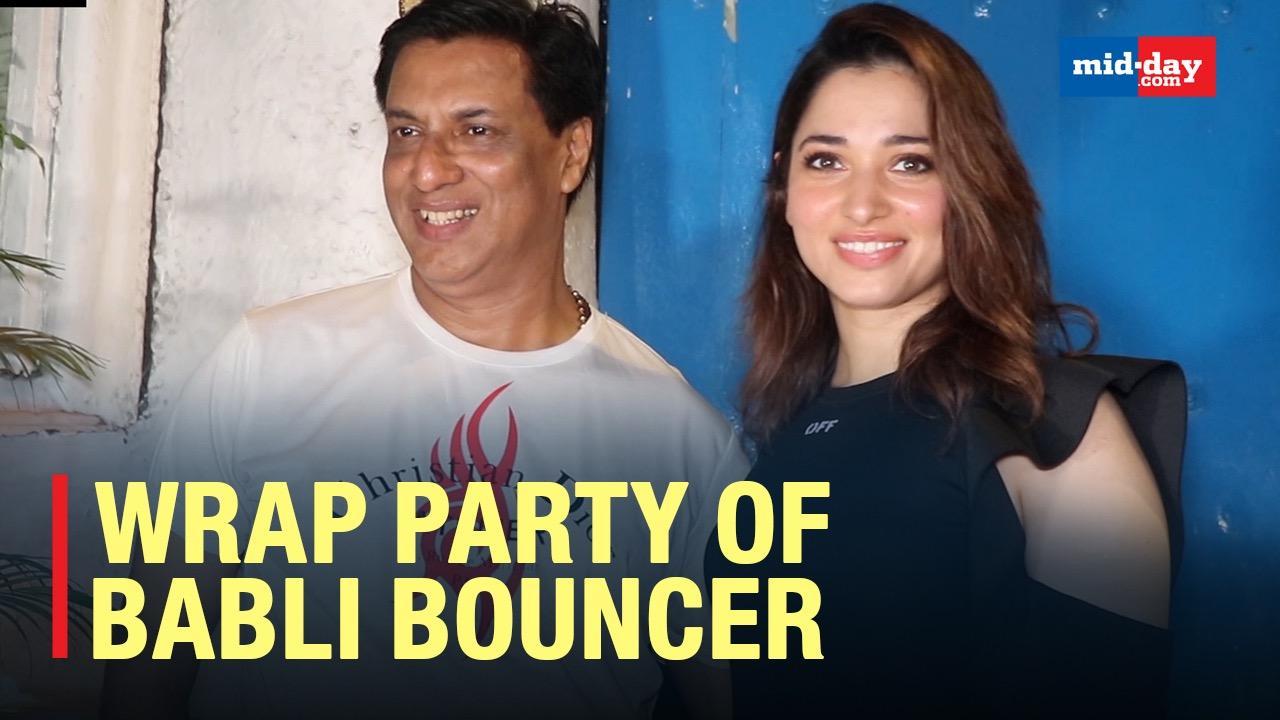 Tamannaah Bhatia, Madhur Bhandarkar At The Wrap Party Of Babli Bouncer