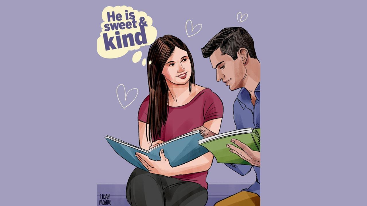 He is in love with me, but I’m not...