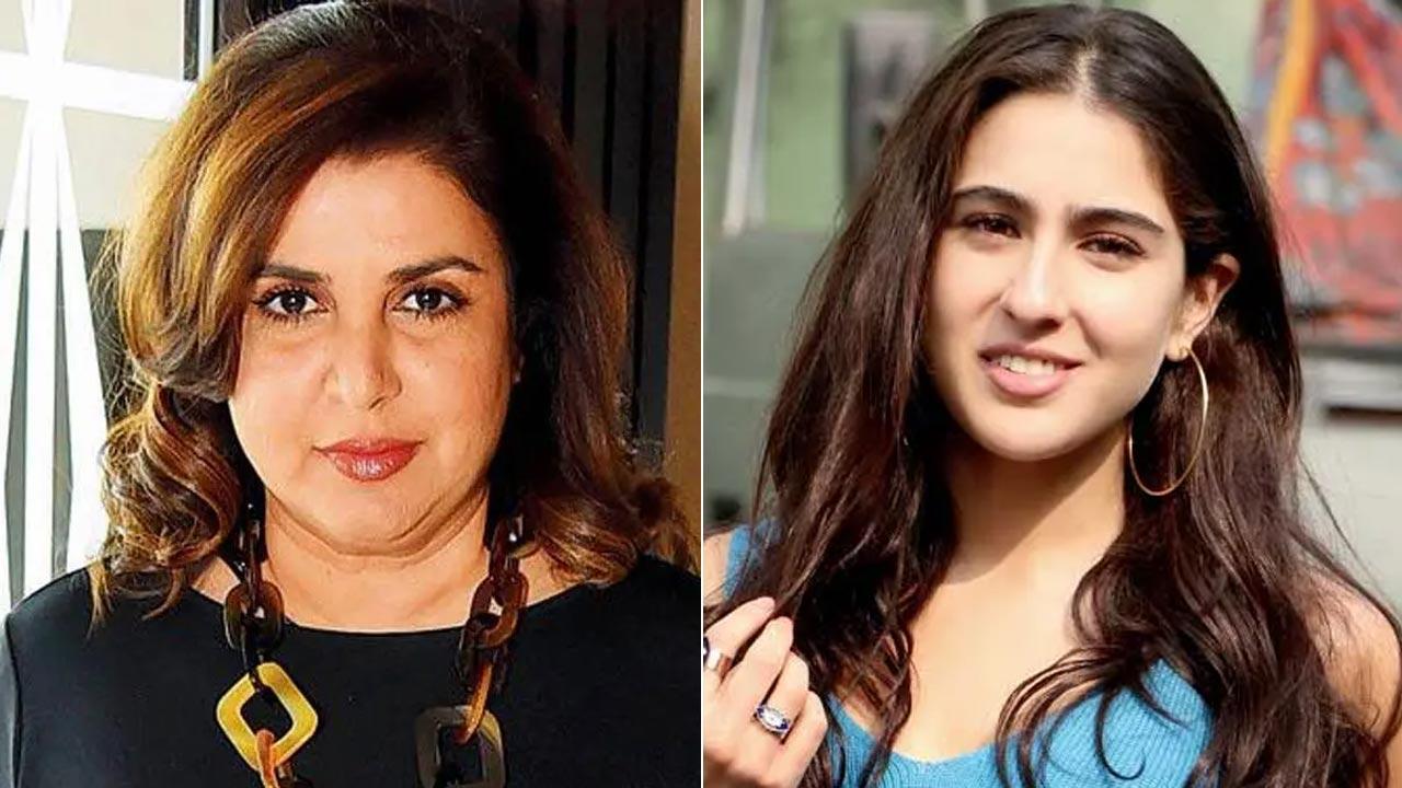 I'll cast you in my next action film, Farah jokes with Sara Ali Khan
