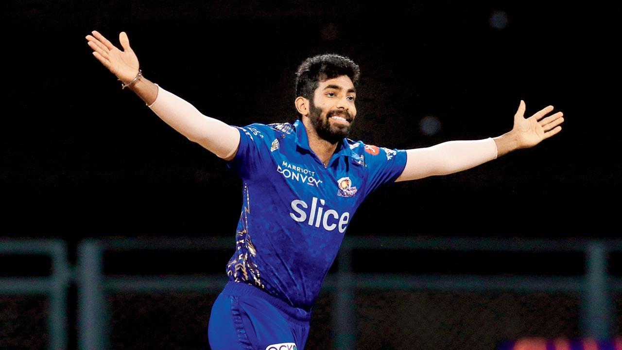 Bumrah shines with 3-25 in crucial MI-DC clash