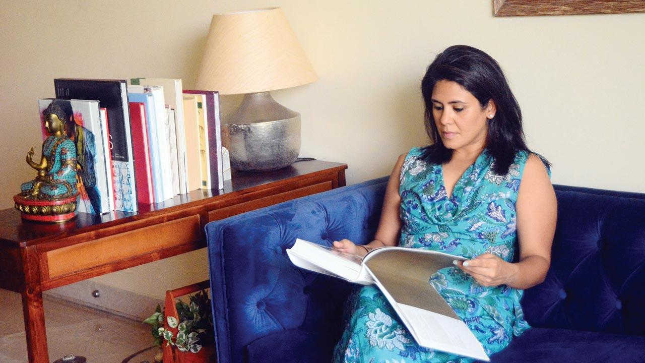Santa Cruz resident Bhavana Phul moved back to Mumbai from New York with her family in 2017. She says that her job search has been so uninspiring that she has decided against looking for work. “I’d rather be twiddling my thumbs, watching Netflix or hanging out with my kids,” she says. Pic/Sameer Markande