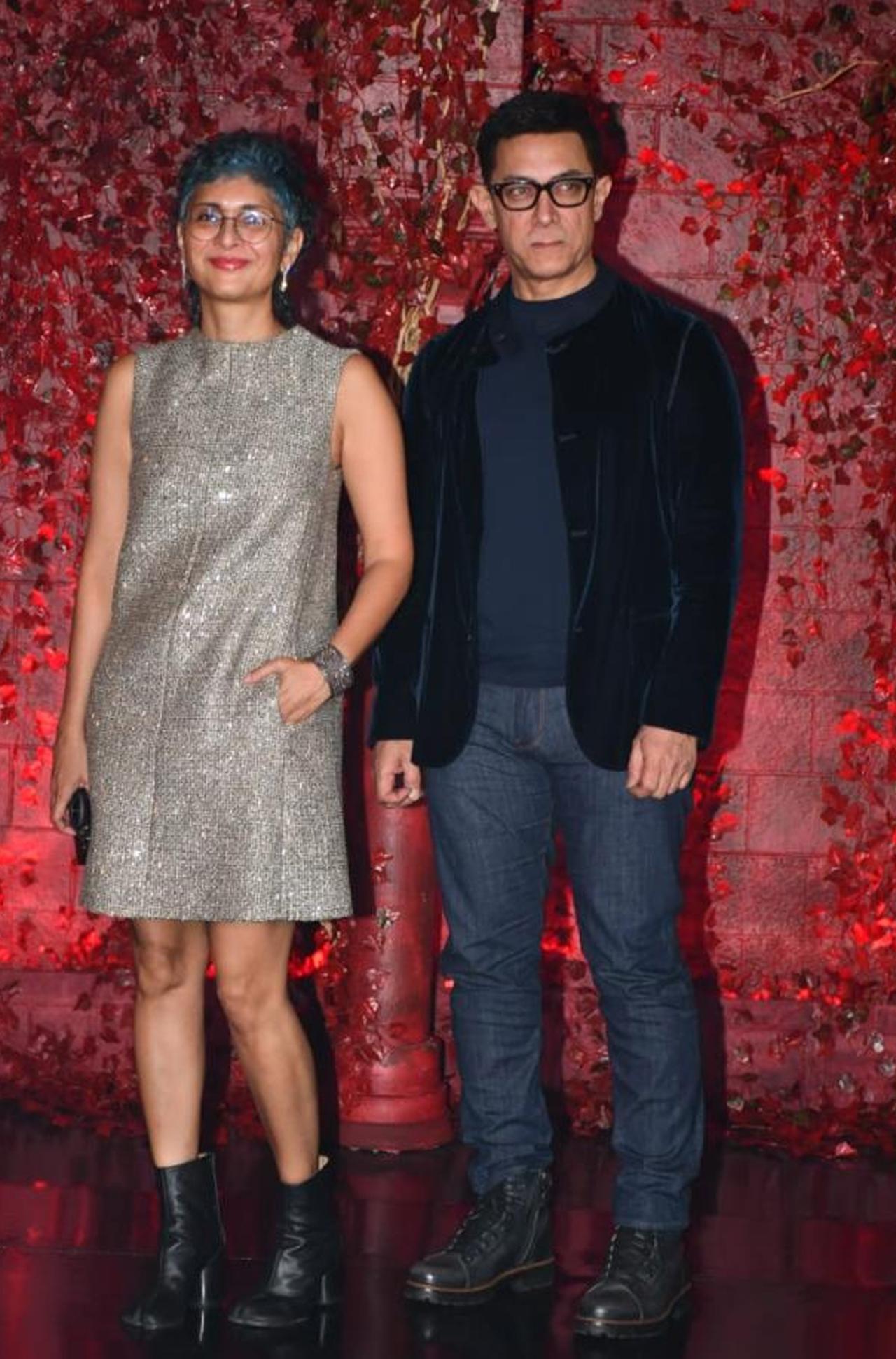 Aamir Khan and Kiran Rao also made a rare appearance together. They have also worked together on Laal Singh Chaddha. The couple announced its separation last year but stated that they continue to have mutual respect and will work together for their initiative Paani Foundation.