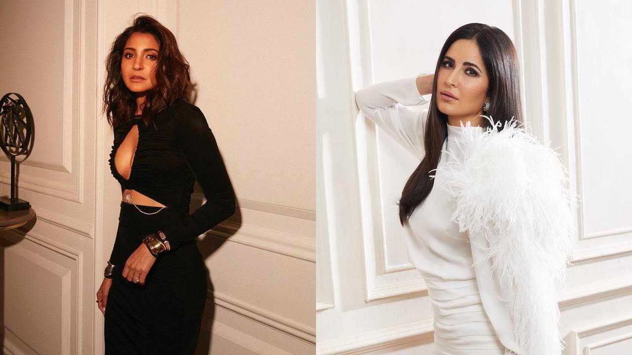 Anushka Sharma and Katrina Kaif stun in black and white outfits for Karan Johar's 50th birthday bash