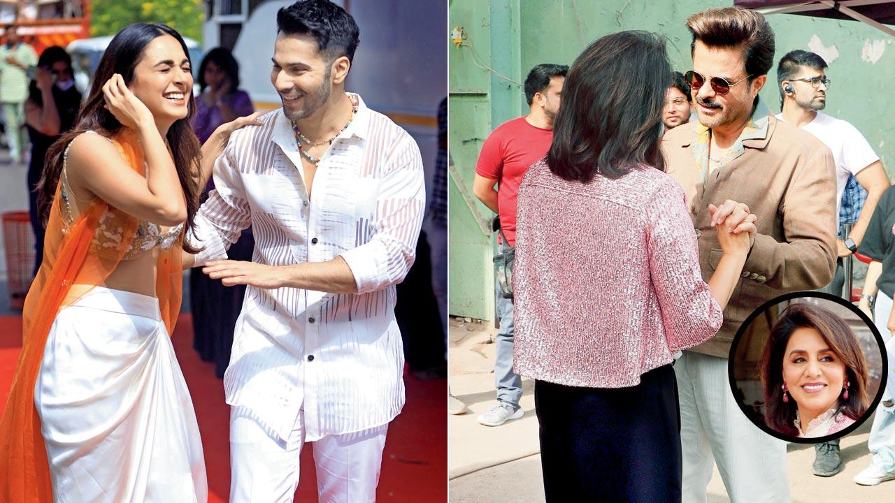 Kiara Advani, Varun Dhawan, Neetu Kapoor and Anil Kapoor