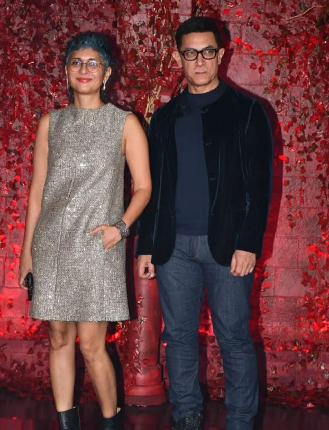 Filmmaker Karan Johar's 50th birthday bash was truly a night to remember. Actor Aamir Khan's appearance with former wife Kiran Rao made it more special. Aamir and Kiran arrived at the party together and also happily posed for the paparazzi stationed at the venue. Read the full story here