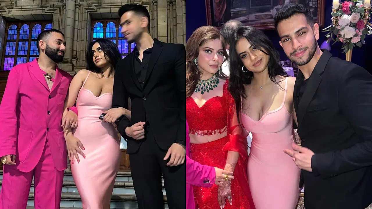 Ajay Devgn's daughter Nysa stuns in pink dress at singer Kanika Kapoor's wedding festivities in London
Nysa Devgn had the company of good friend Orhan Awatramani who shared the pictures on his Instagram account. He and Nysa could be seen twinning in pink. All Pictures Courtesy: Orhan Awatramani's Instagram. View all photos here.