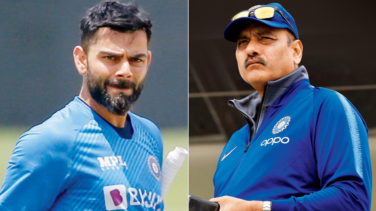 Virat Kohli and Ravi Shastri