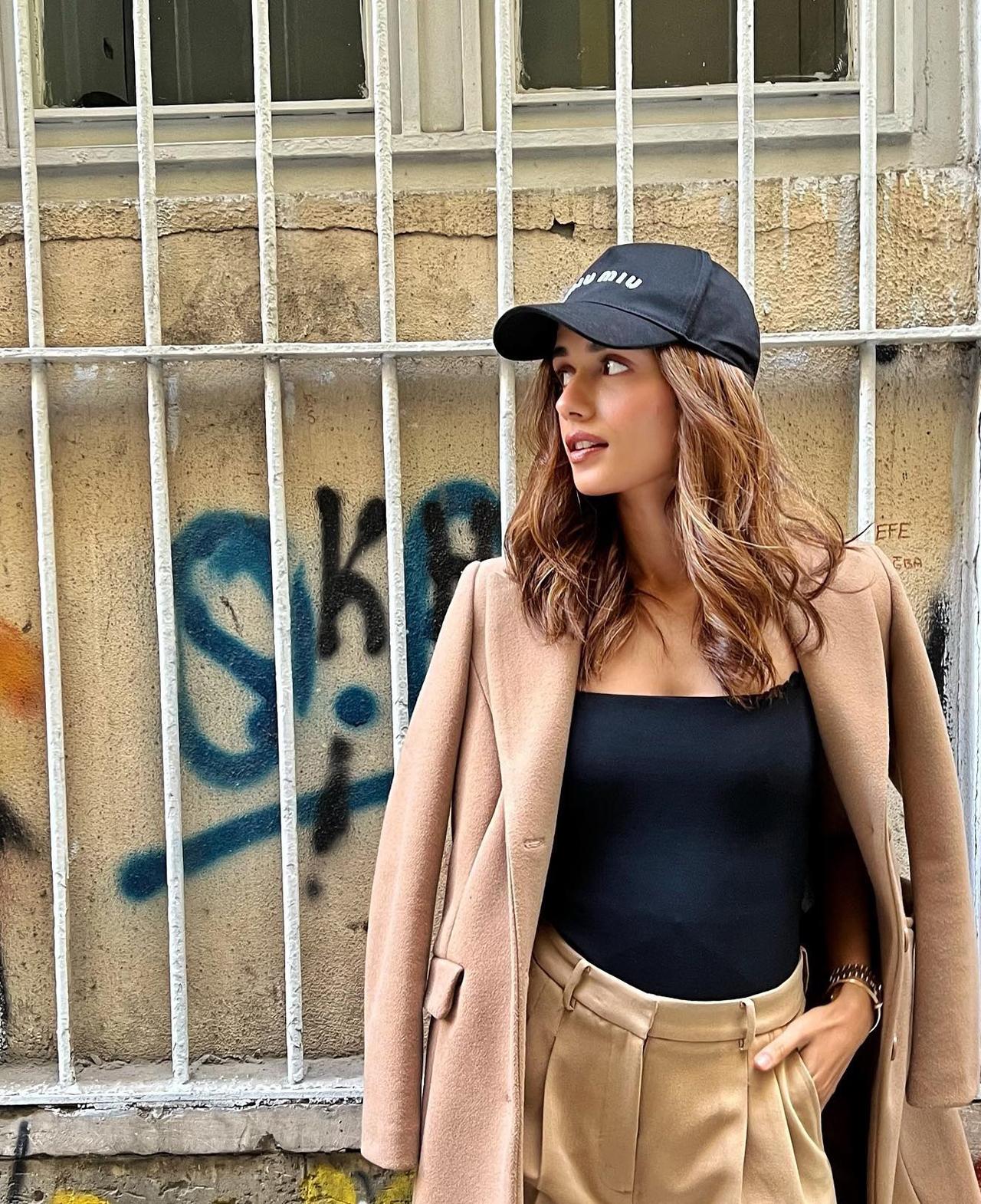 Istanbul
Manushi's casual walk in Istanbul also makes it for a very stylish one. A black top, a brown jumpsuit and a black cap is all that it takes for the actress to own the moment.