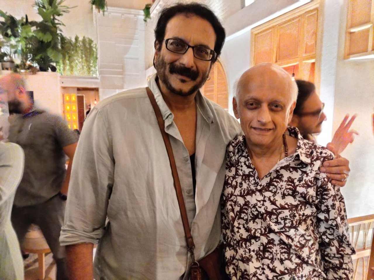 Milind Gunaji was also a part of the bash.