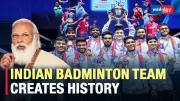 India's Badminton Stars Get A Congratulatory Call From PM Modi After Thomas Cup Win