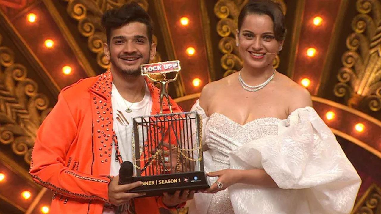 Munawar Faruqui wins the reality show 'Lock Upp' after Kangana Ranaut's seal of approval