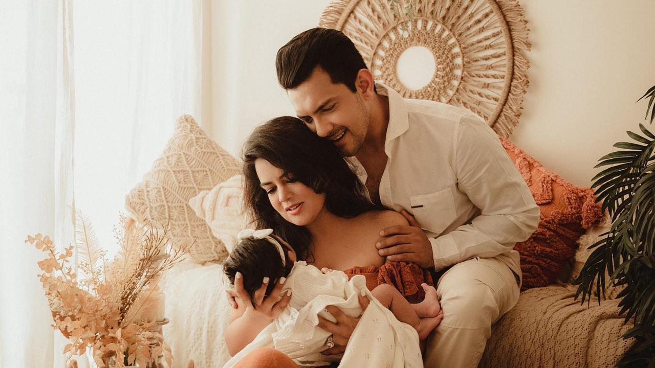 Singer Aditya Narayan revealed the face of his firstborn baby girl Tvisha, as she will be completing 3 months tomorrow. On Monday, the 34-year-old singer took to his Instagram handle and shared the first glimpses of his 'Beautiful angel' with a beautiful caption. Read the full story here