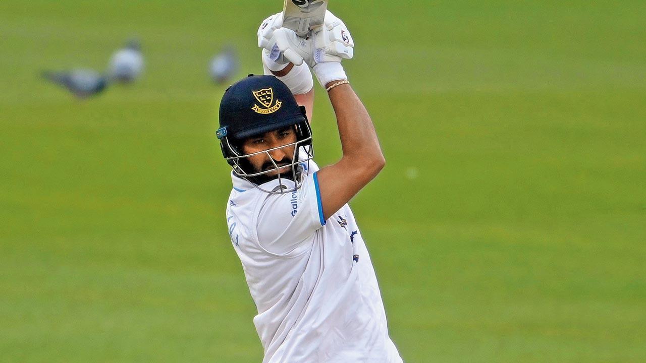 Pujara scores second double ton for Sussex