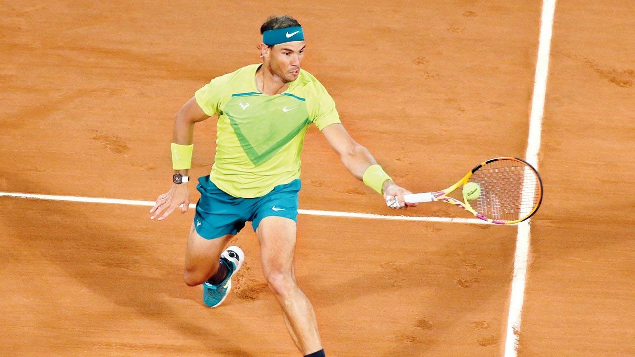 Nadal makes a mark in Paris