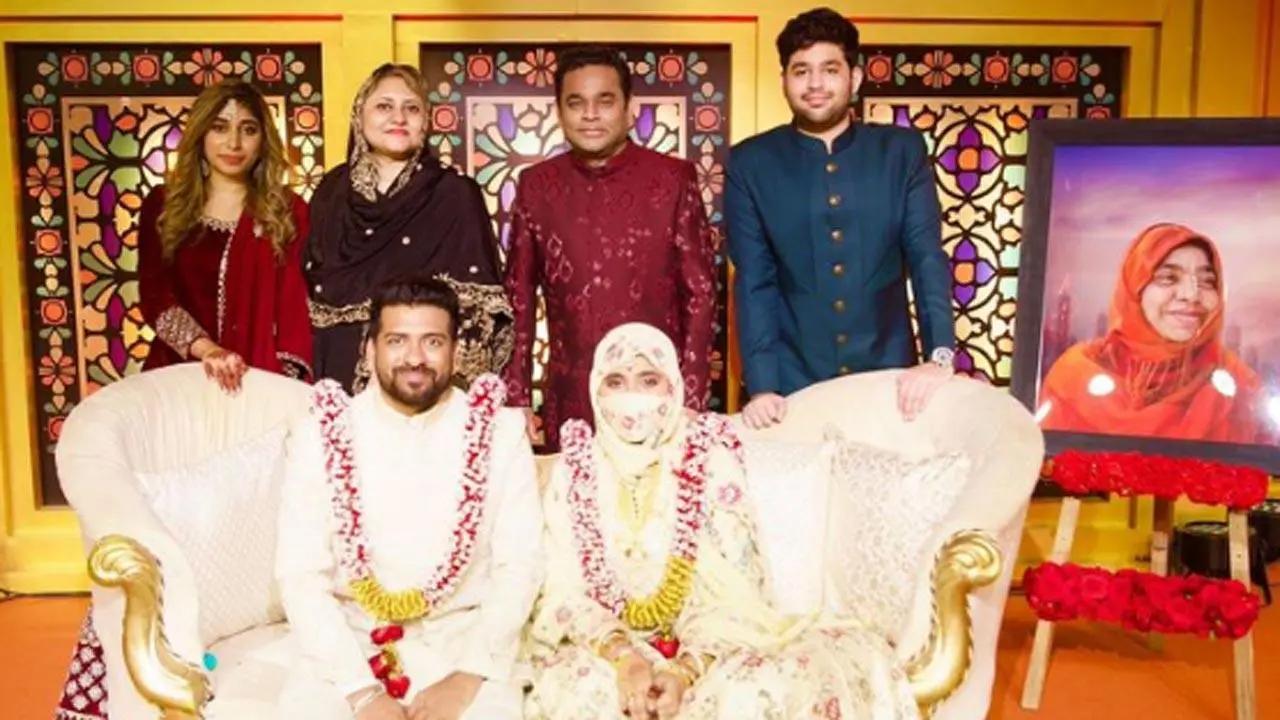 Oscar and Grammy winning composer AR Rahman's daughter Khatija Rahman got married to her fiance Riyasdeen Shaik Mohamed, who is an audio engineer.The celebrated composer shared the news with his followers via social media as he posted a family picture from the wedding ceremony which also had a portrait of his late mother. Read the full story here
