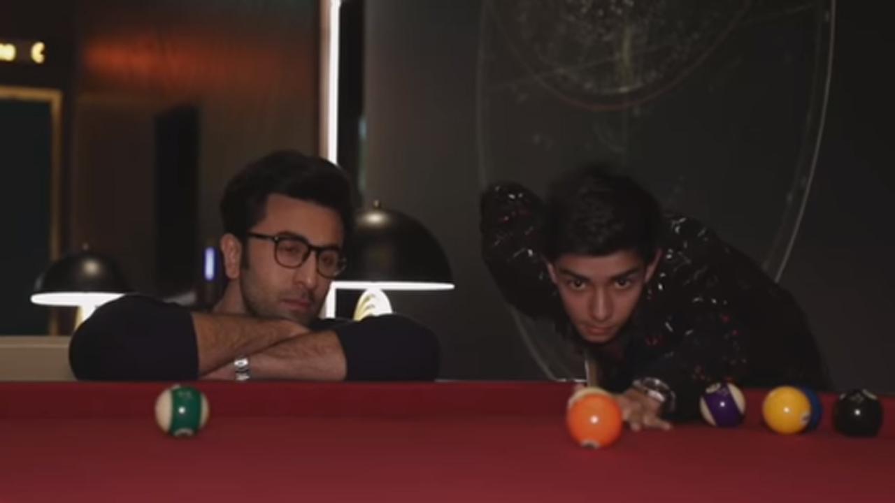 Ranbir Kapoor announces the OTT release date of 'Toolsidas Junior' with a game of snooker